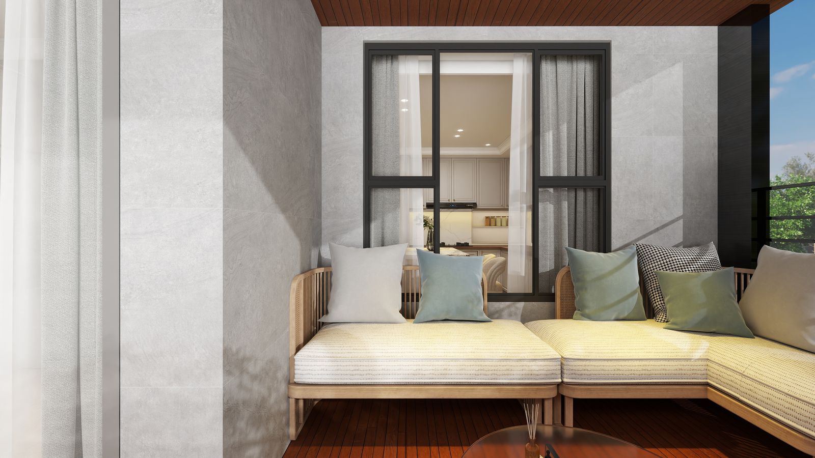 Unit 2 second-floor balcony
