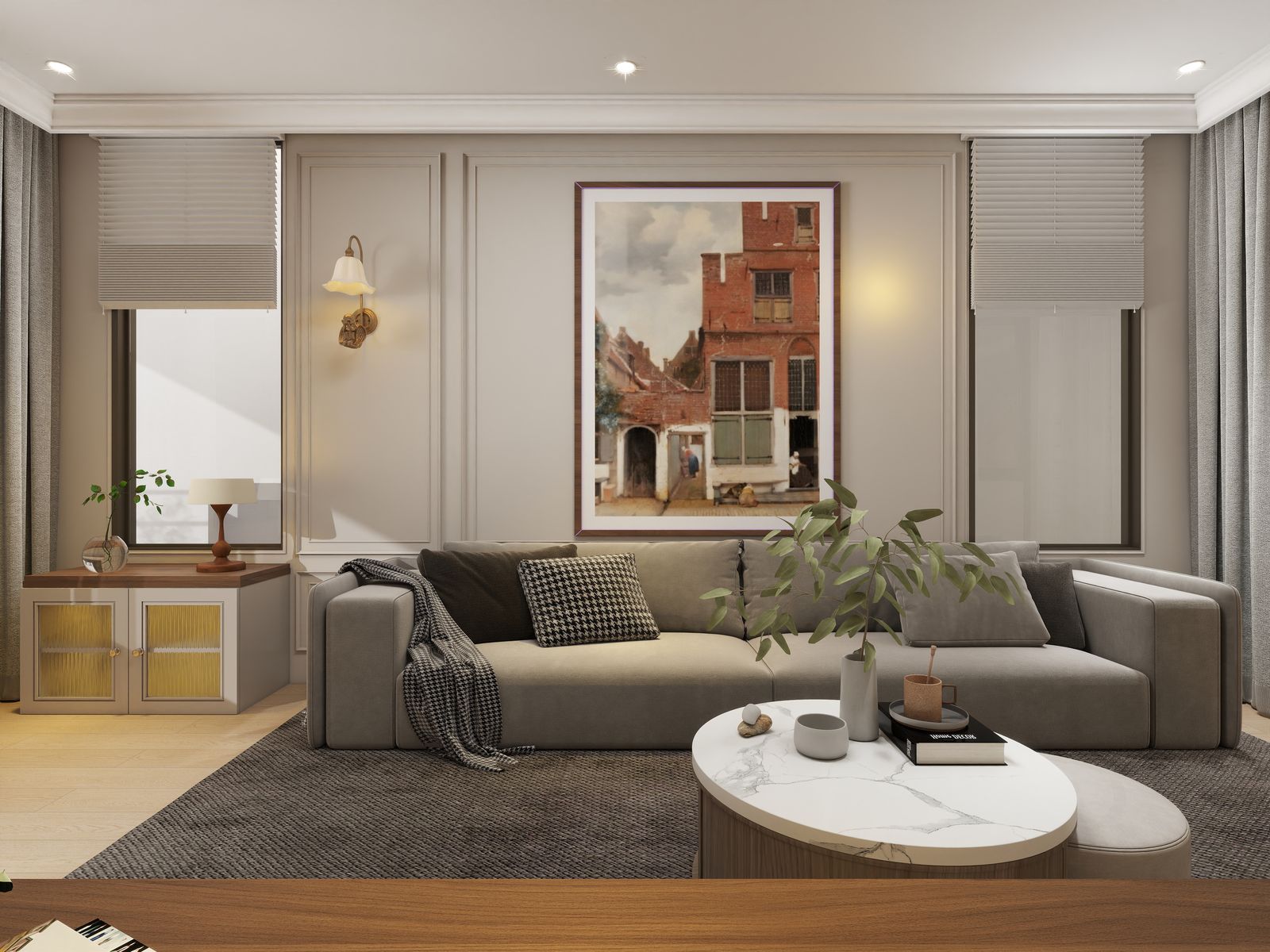 Unit 2 living room — view 3