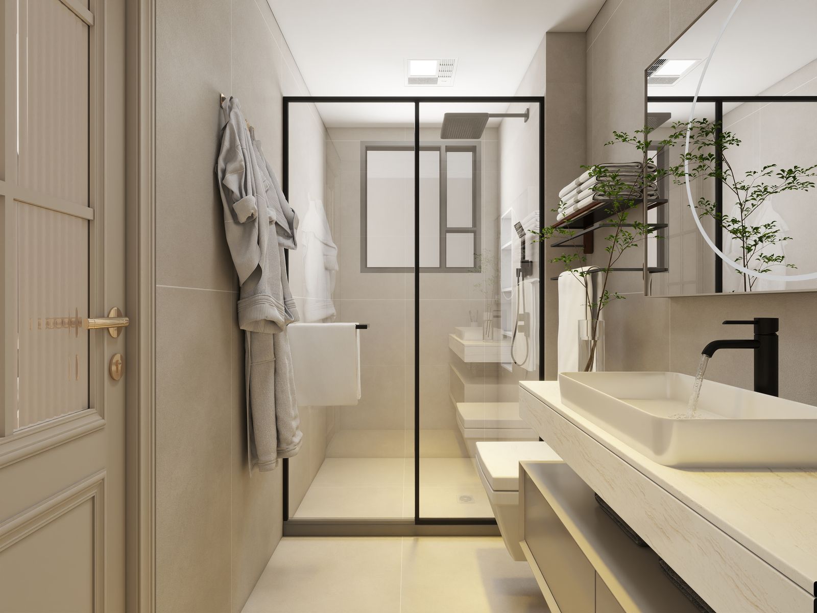 Unit 2 third-floor bath — view 2