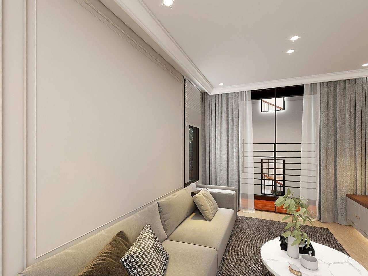 Home 2 second-floor living room