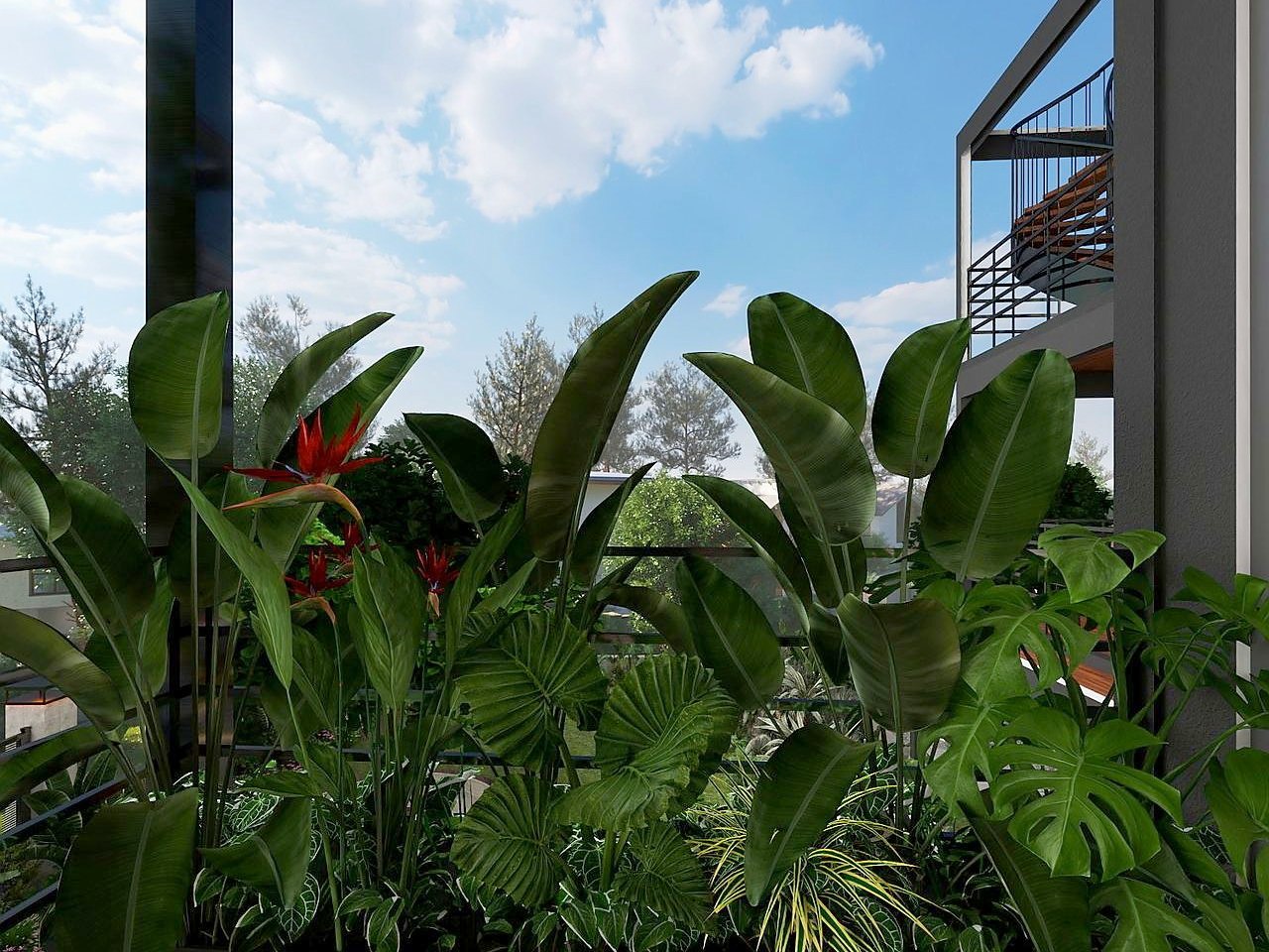 Home 3 plant-filled balcony