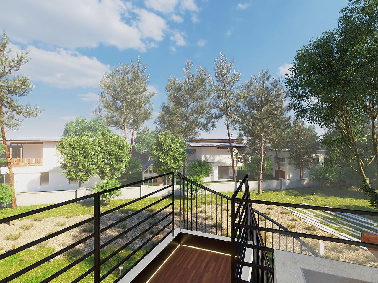 Home 3 rooftop walkway